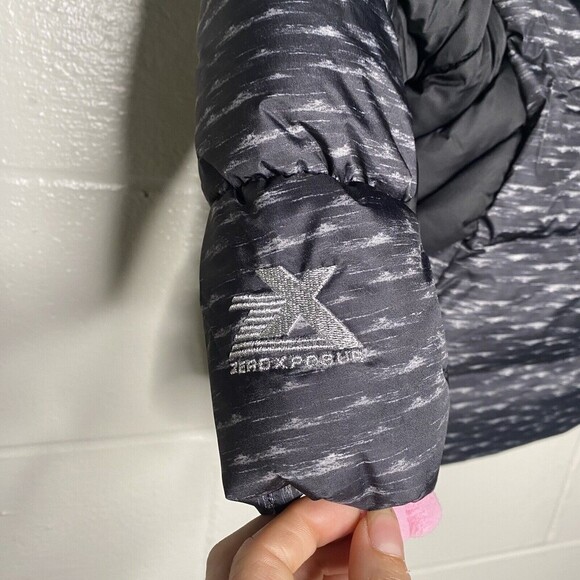 Zero Xposure Youth Girls SZ XS Winter Snowboard Coat Faux Fur Trim Pink Lined - Picture 10 of 10